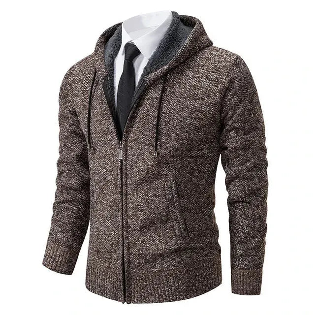 Alain | Cardigan zippé à capuche