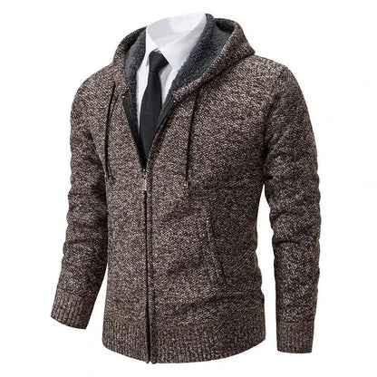 Alain | Cardigan zippé à capuche