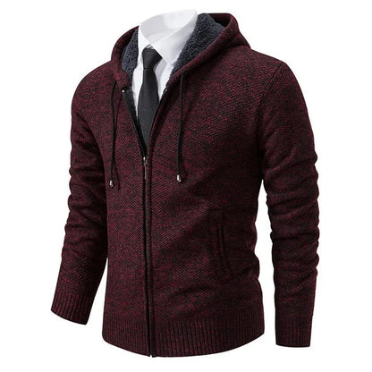 Alain | Cardigan zippé à capuche
