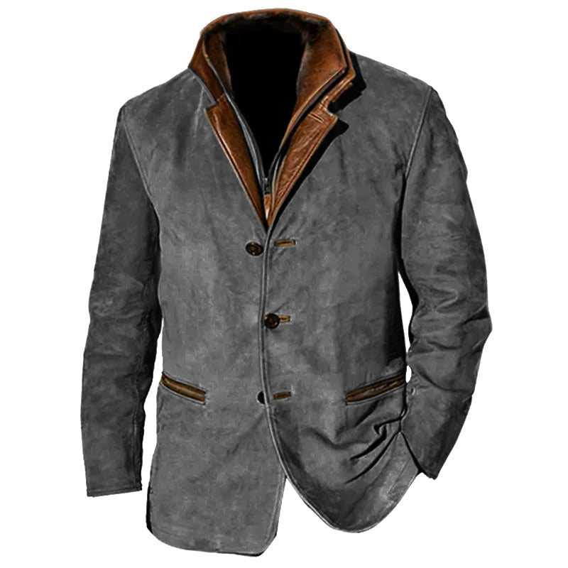 Augustin | Veste suédine col doublé