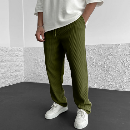 Xavier | Pantalon maille côtelée