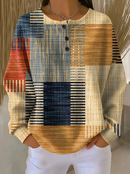 Clara | Pull tricot waffle chaud