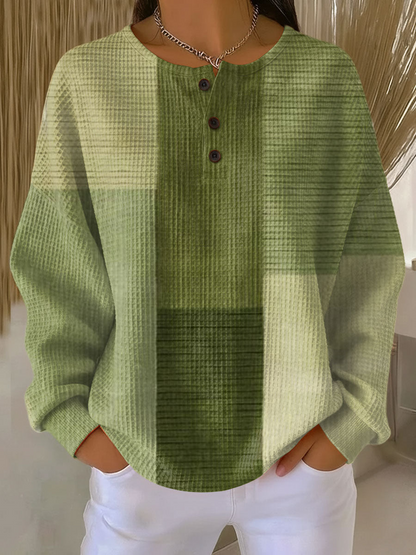 Clara | Pull tricot waffle chaud