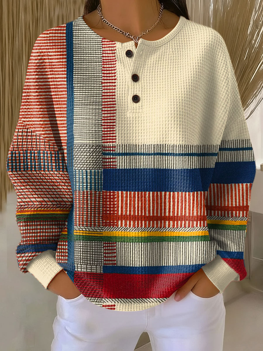 Clara | Pull tricot waffle chaud
