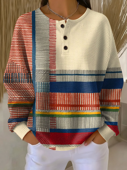 Clara | Pull tricot waffle chaud