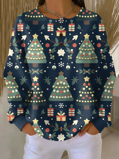 Clara | Pull tricot waffle chaud