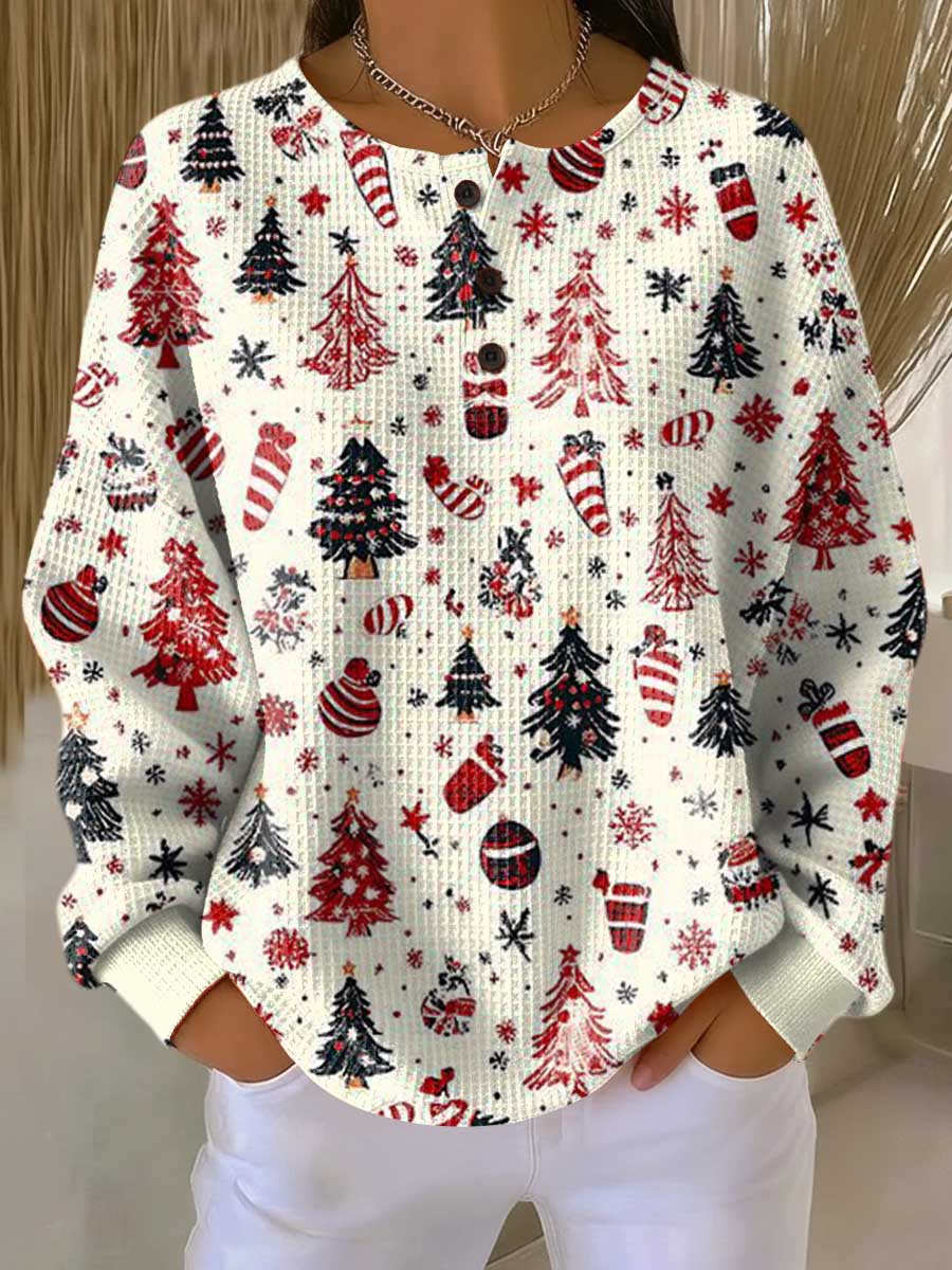 Clara | Pull tricot waffle chaud