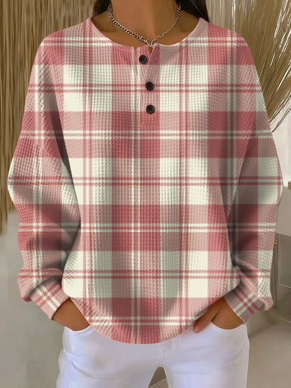 Clara | Pull tricot waffle chaud