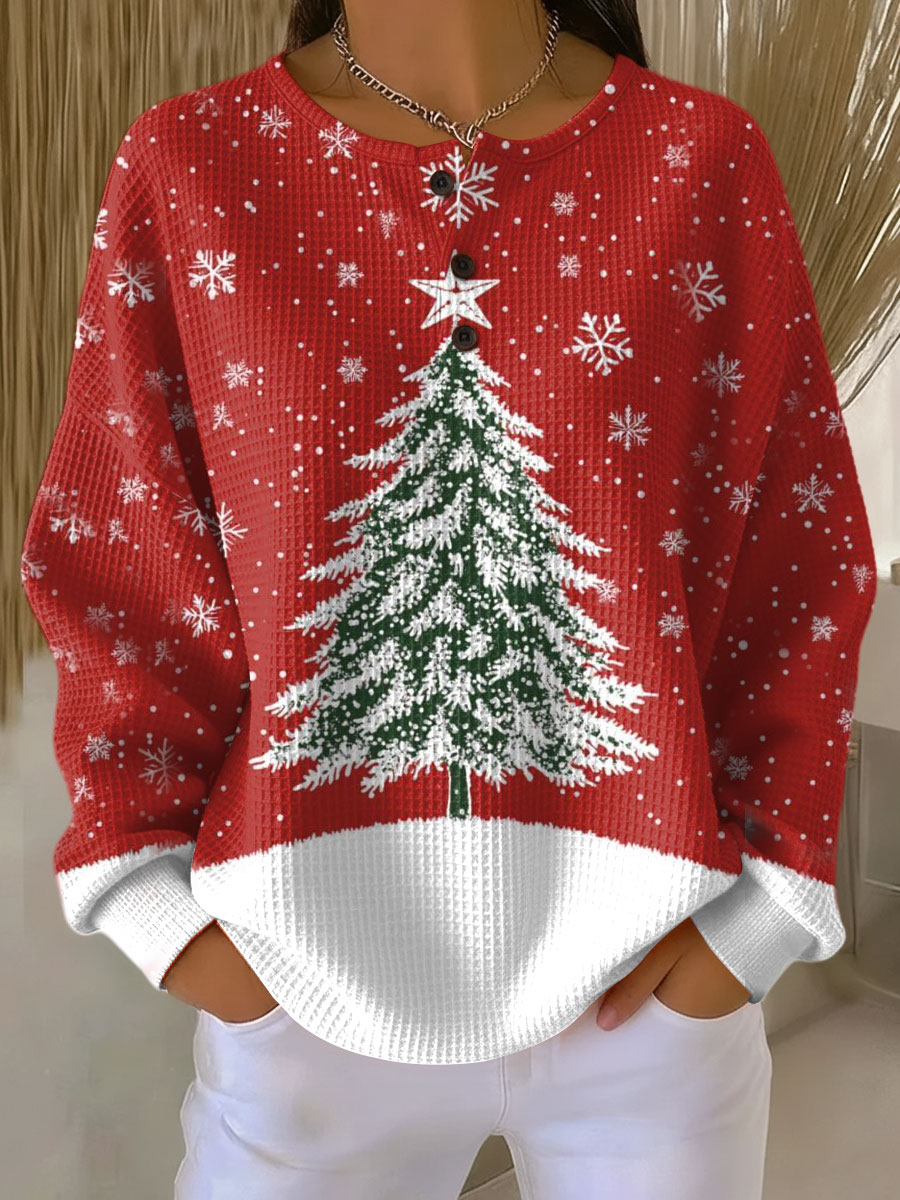 Clara | Pull tricot waffle chaud