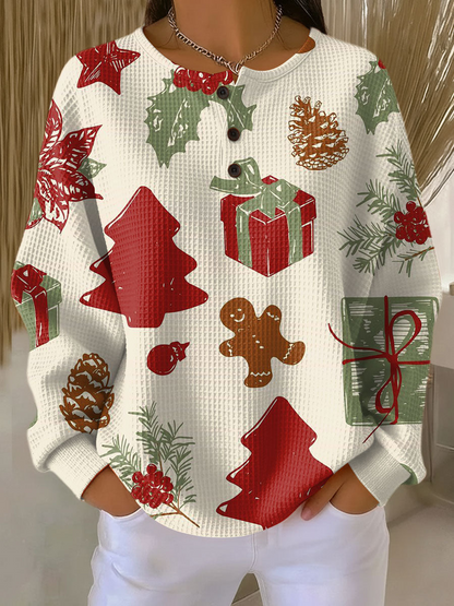 Clara | Pull tricot waffle chaud