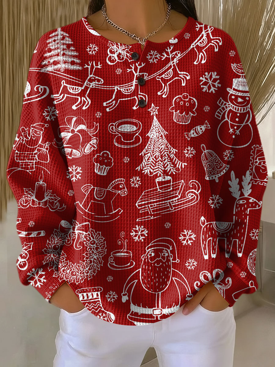 Clara | Pull tricot waffle chaud