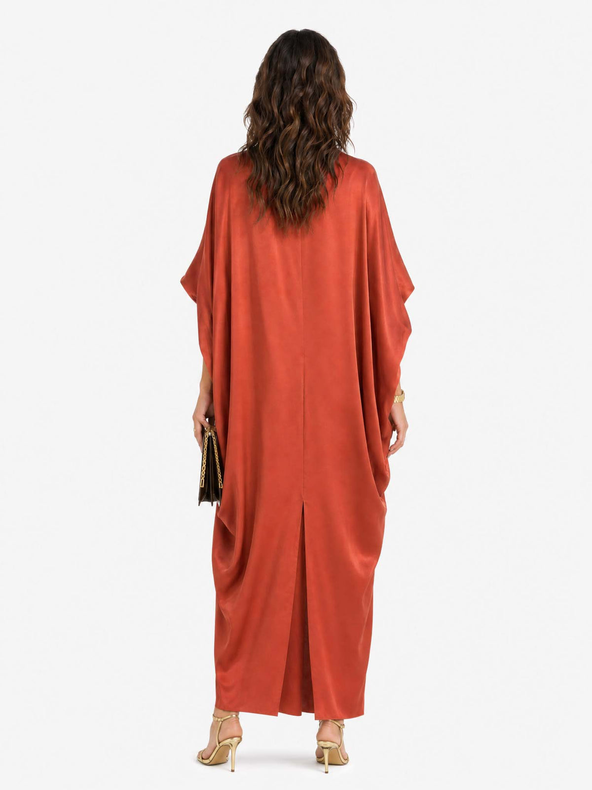 Charlotte | Robe longue satinée fluide