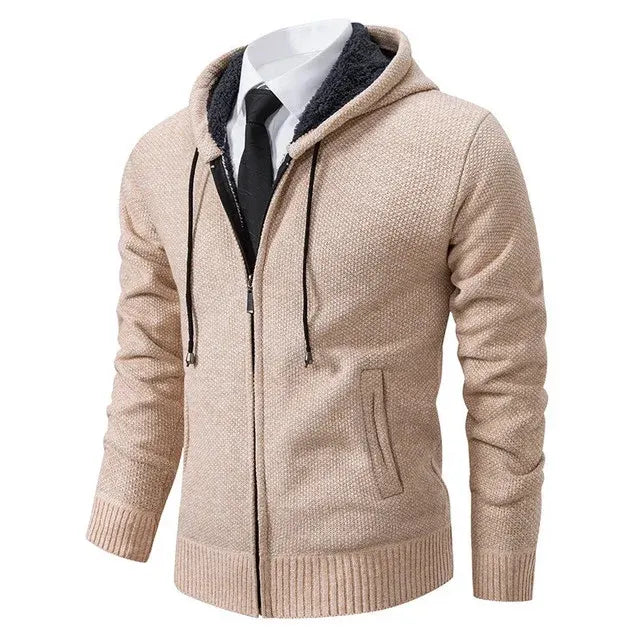 Alain | Cardigan zippé à capuche