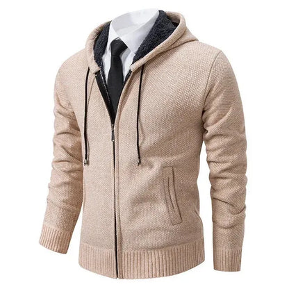 Alain | Cardigan zippé à capuche