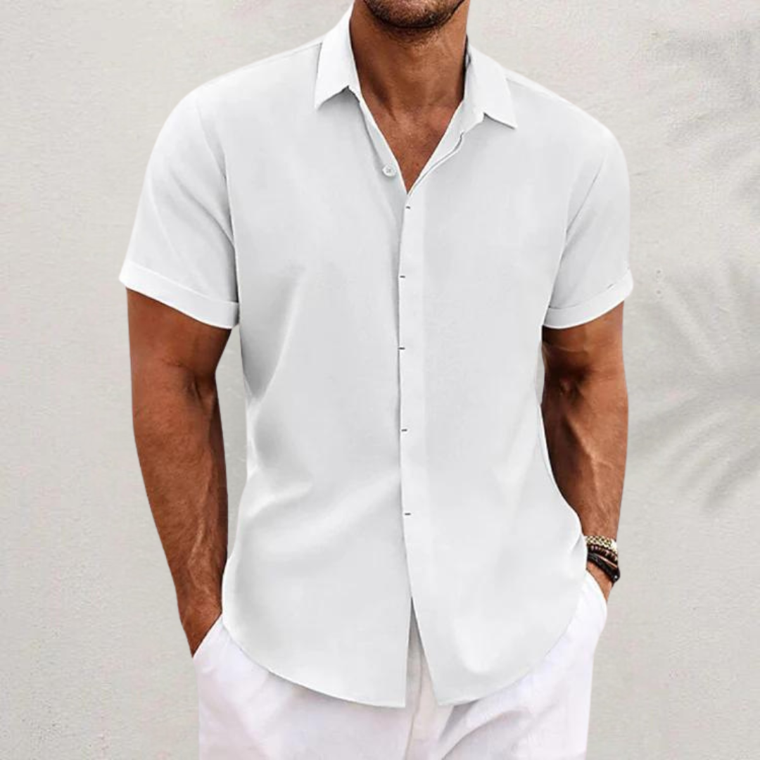 Aleandro | Chemise en lin classique