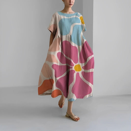 Aurélie | Robe bohème à fleurs