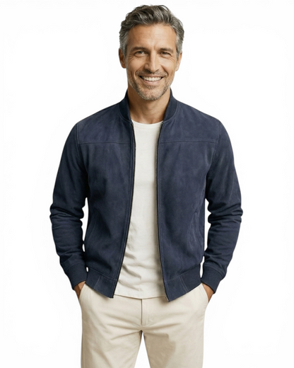 Alexandre | Veste boutonnée suédine
