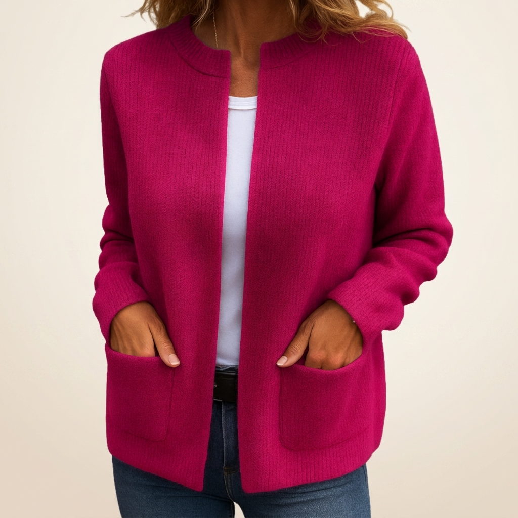 Suzanne | Gilet zippé maille chaude