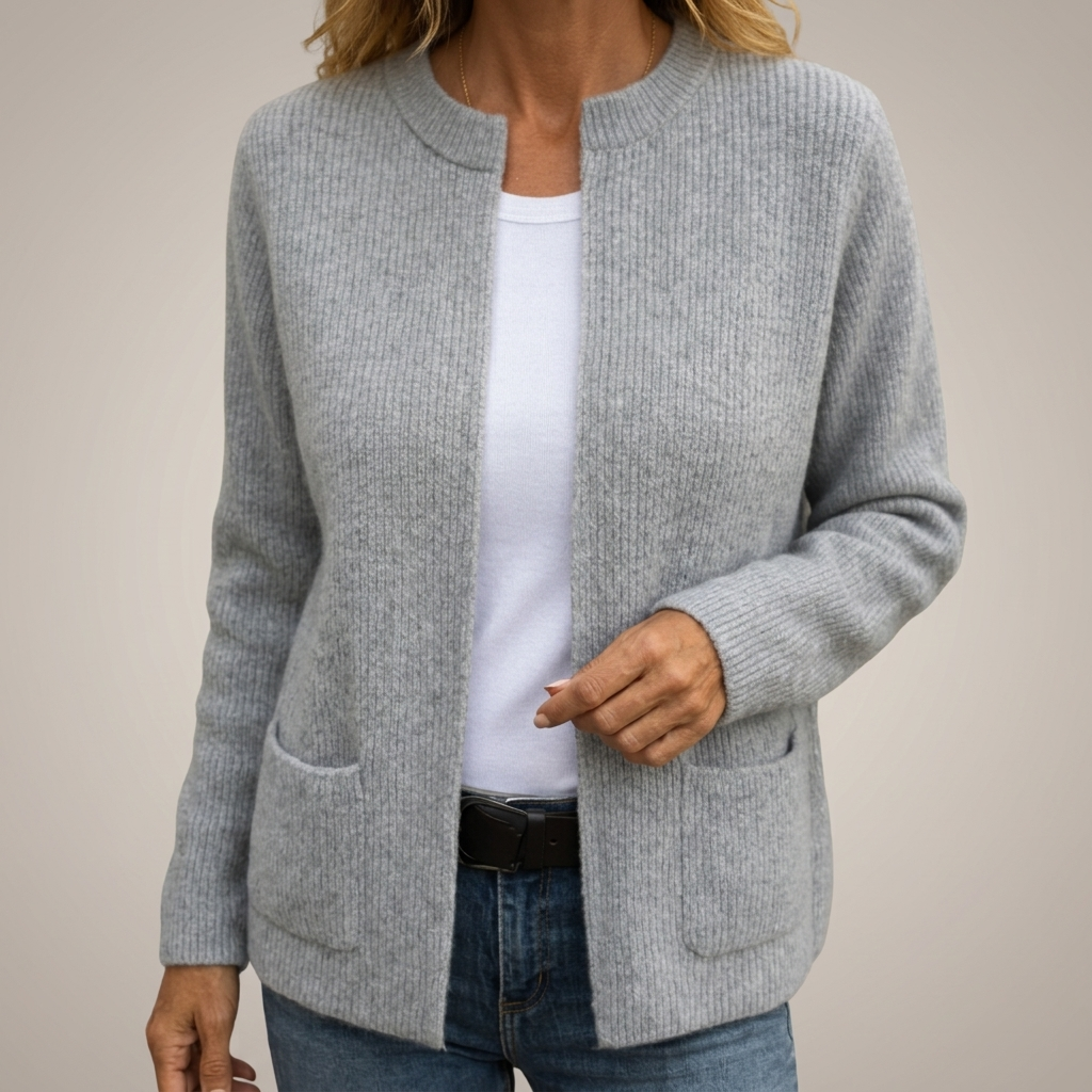 Suzanne | Gilet zippé maille chaude