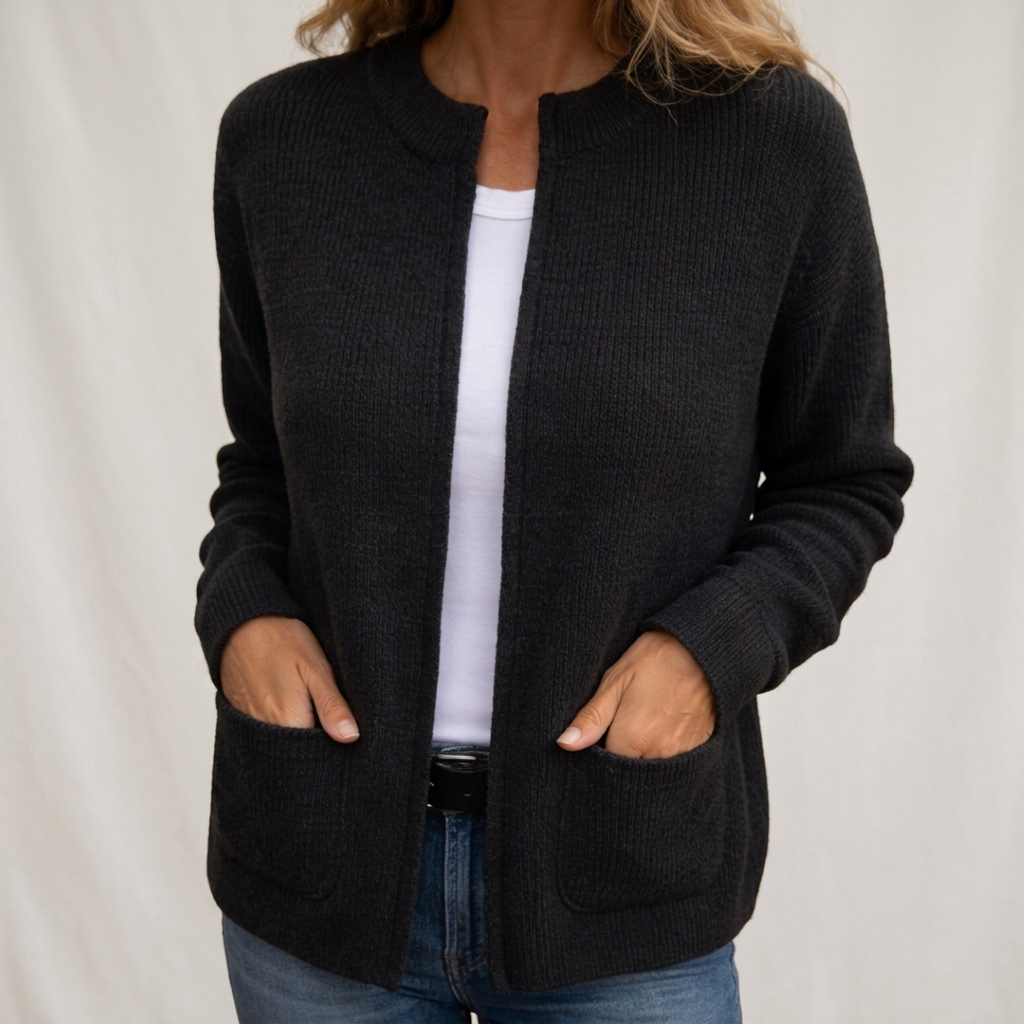 Suzanne | Gilet zippé maille chaude
