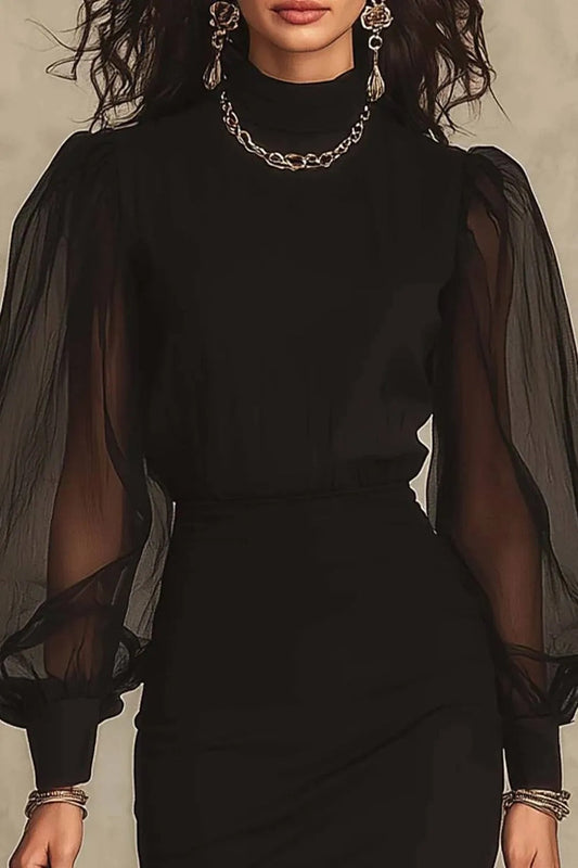 Édith | Robe longue maille ajourée