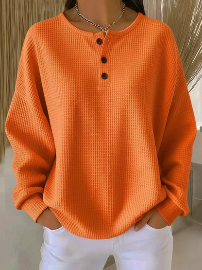 Clara | Pull tricot waffle chaud