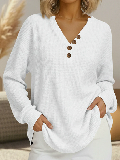 Clara | Pull tricot waffle chaud