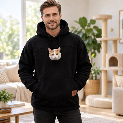 Domitille | Sweat à poche chat