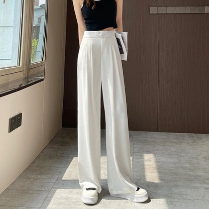 Cécile | Pantalon large taille haute