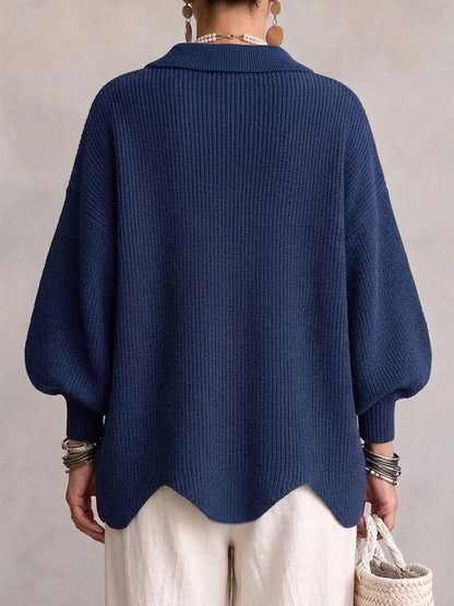 Delphine | Cardigan à boutons dorés