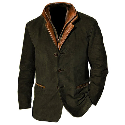 Augustin | Veste suédine col doublé
