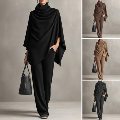 Philippine | Cape et pantalon en velours