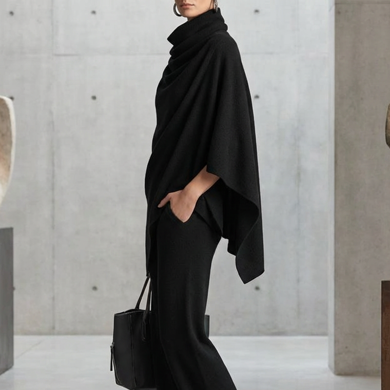 Philippine | Cape et pantalon en velours