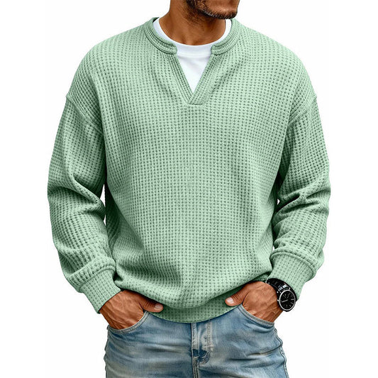 Célestin | Pull gaufré à col superposé