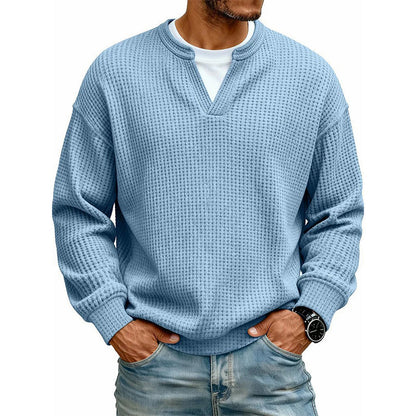 Célestin | Pull gaufré à col superposé