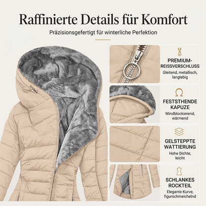 Gabrielle | Manteau hiver capuche isolé
