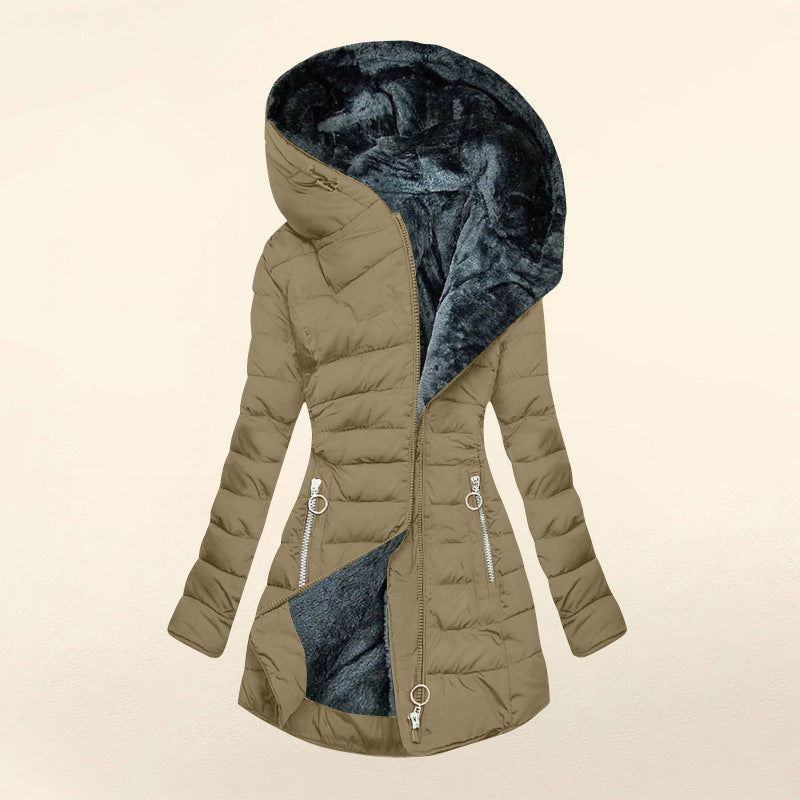Gabrielle | Manteau hiver capuche isolé