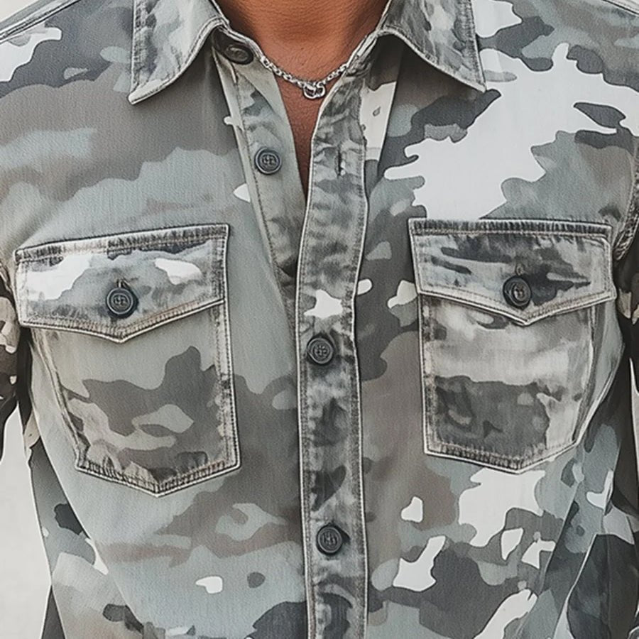 Marius | Chemise camouflage urbaine