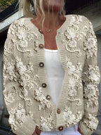 Amélie™|Gilet à Imprimé Floral Élégant