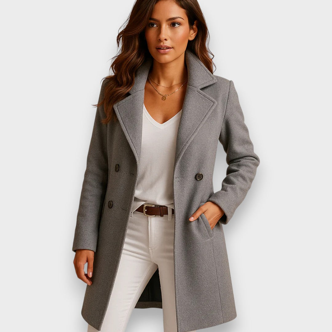 Augustine | Manteau long laine