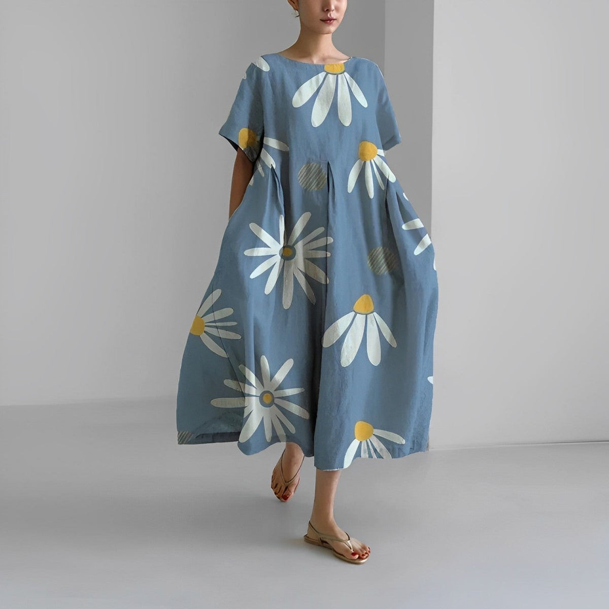 Aurélie | Robe bohème à fleurs